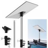 Starlink Gen 3 RV Ladder Pole Mount Kit, 10ft Adjustable Stainless Steels Bracket with Hardware, Starlink Gen 3 Pole Mount for RV, Car, Boat, Travel, Camping, and Outdoor Use