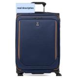 Retails for $320! Travelpro Crew Classic Lightweight Softside Expandable Checked Luggage, 8 Wheel Spinner Suitcase, TSA Lock, Men and Women, Checked Large 29-Inch, Patriot Blue