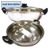 Sonya Simmer Cooking Hot Pot with Dual Sided Heated Divider, Electric Mongolian Hot Pot - Walmart.com