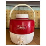 Coleman Water Jug w/ Cup, Red