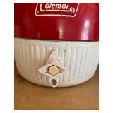 Coleman Water Jug w/ Cup, Red