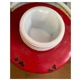 Coleman Water Jug w/ Cup, Red