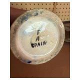 Spain/Mexican Pottery, Butter/Dragonfly Pottery Plate and Coffee Cup