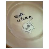 Spain/Mexican Pottery, Butter/Dragonfly Pottery Plate and Coffee Cup