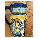 Spain/Mexican Pottery, Butter/Dragonfly Pottery Plate and Coffee Cup
