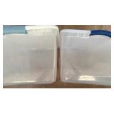 Large, Clear Totes (2)