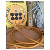 Powermate Cord Reel, Extension Cord and (2) Surge Protectors