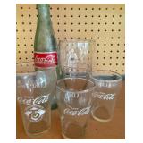 Coca~Cola Glasses and Bottle, 1992 McDonald