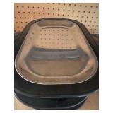 Thermo-Plate Platters (5), Thermo-Plate Liners (5) and 4 Metal Condiment Cups