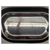 Thermo-Plate Platters (5), Thermo-Plate Liners (5) and 4 Metal Condiment Cups