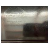 Thermo-Plate Platters (5), Thermo-Plate Liners (5) and 4 Metal Condiment Cups