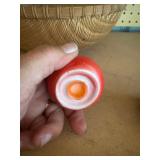 Salt and Pepper Shakers and an Ice Cream Scoop in a Basket, Please Read Description/See Pictures