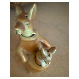 Salt and Pepper Shakers and an Ice Cream Scoop in a Basket, Please Read Description/See Pictures