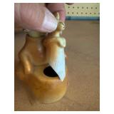 Salt and Pepper Shakers and an Ice Cream Scoop in a Basket, Please Read Description/See Pictures