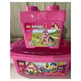 Pink LEGO Plastic Storage, Empty
