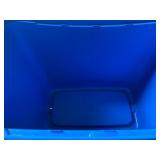 Blue LEGO Plastic Storage, Empty