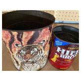 Vintage Tins - Red Man, Ritz Maxwell House and Coffee Cans (2 - No Lids)