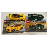 LEGO SPEED CHAMPIONS Kits 75870 and 75884 w/ Booklets