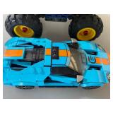 LEGO Yellow F&F Truck and Blue GT Ford