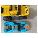 LEGO Yellow F&F Truck and Blue GT Ford