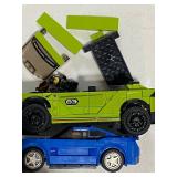 LEGO Kits 76899 Green Lamborghini and 75871 Blue Mustang