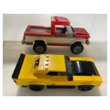 LEGO Red Ford Truck and Kit 75893 - Yellow Dodge SRT