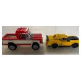 LEGO Red Ford Truck and Kit 75893 - Yellow Dodge SRT