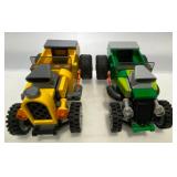 LEGO Yellow and Green Custom Made Hot Rods