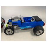 LEGO Gray and Blue Custom Made Hot Rods