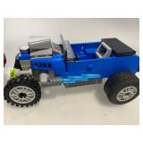 LEGO Gray and Blue Custom Made Hot Rods
