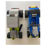 LEGO Gray and Blue Custom Made Hot Rods