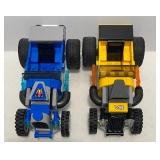LEGO Blue and Yellow Custom Made Hot Rods