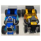 LEGO Blue and Yellow Custom Made Hot Rods