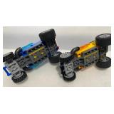 LEGO Blue and Yellow Custom Made Hot Rods
