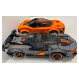LEGO SPEED CHAMPIONS Kits 75892 Gray/Orange McLaren and 75880 Orange McLaren