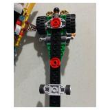 LEGO 70732 Ninjango Boat and 76012 Green Riddler Car
