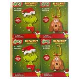 Brickcraft Building Block Ornament Sets, Grinch (2) and Max (2), All 4 Packages are Sealed