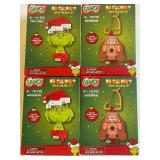 Brickcraft Building Block Ornament Sets, Grinch (2) and Max (2), All 4 Packages are Sealed