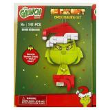 Brickcraft Building Block Ornament Sets, Grinch (2) and Max (2), All 4 Packages are Sealed