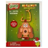 Brickcraft Building Block Ornament Sets, Grinch (2) and Max (2), All 4 Packages are Sealed