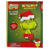 Brickcraft Building Block Ornament Sets, Grinch (2) and Max (2), All 4 Packages are Sealed