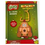 Brickcraft Building Block Ornament Sets, Grinch (2) and Max (2), All 4 Packages are Sealed