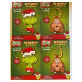 Brickcraft Building Block Ornament Sets, Grinch (2) and Max (2), All 4 Packages are Sealed