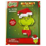 Brickcraft Building Block Ornament Sets, Grinch (2) and Max (2), All 4 Packages are Sealed