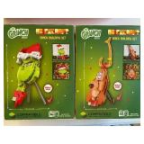 Brickcraft Building Block Ornament Sets, Grinch (2) and Max (2), All 4 Packages are Sealed