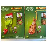 Brickcraft Building Block Ornament Sets, Grinch (2) and Max (2), All 4 Packages are Sealed