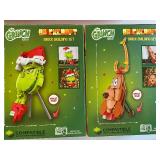 Brickcraft Building Block Ornament Sets, Grinch (2) and Max (2), All 4 Packages are Sealed