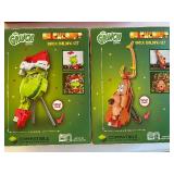 Brickcraft Building Block Sets, Up the Chimney Grinch, Grinch and Max Ornaments (1 Each), All Packages are Sealed