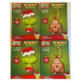 Brickcraft Building Block Ornament Sets, Grinch (2) and Max (2), All 4 Packages are Sealed