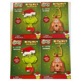 Brickcraft Building Block Ornament Sets, Grinch (2) and Max (2), All 4 Packages are Sealed